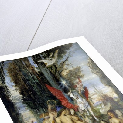 The Greek poet Hesiod and the Muses by Gustave Moreau