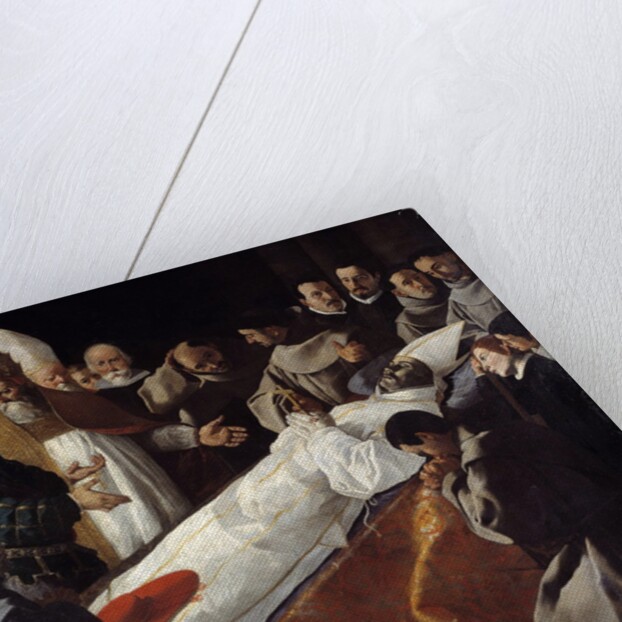 Exposure of the body of Saint Bonaventure by Francisco de Zurbaran