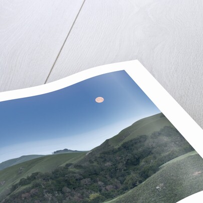 Full Moon Over the Central Coast by Anonymous