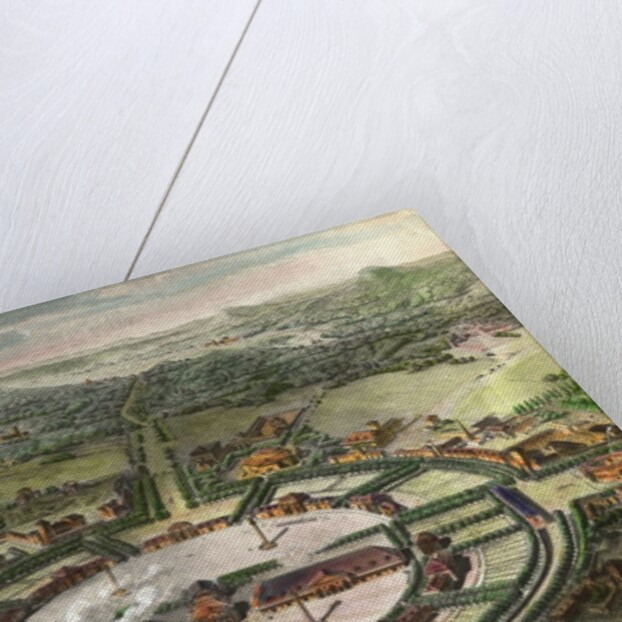 Perspective View of the Town of Chaux (ideal city) by Anonymous