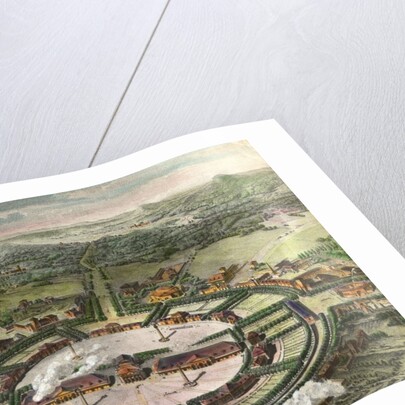 Perspective View of the Town of Chaux (ideal city) by Anonymous