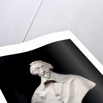 Bust of Cardinal Richelieu (1585-1642) by Gian Lorenzo Bernini