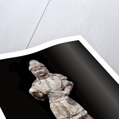Statuette of a warrior, Tang Dynasty, 618-907 by Anonymous