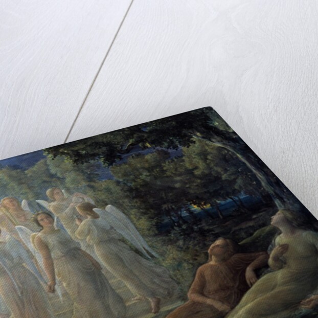 The poem of the soul: Golden ladder by Louis Janmot