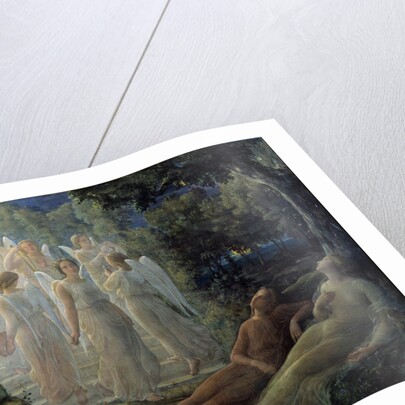 The poem of the soul: Golden ladder by Louis Janmot