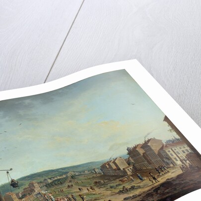 Place de Greve in Nancy by Jean Baptiste Claudot