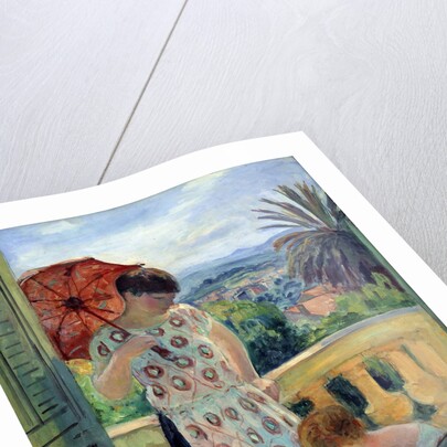 Balcony with a view on the Esterel by Henri Lebasque