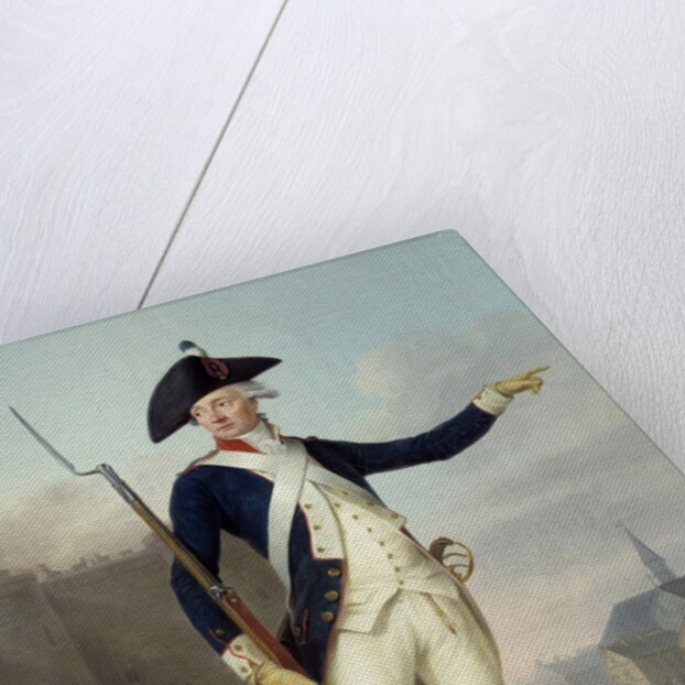 Portrait of the citizen Nau-Deville in uniform of the National Guard by Jean francois Bellier
