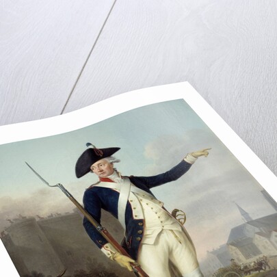 Portrait of the citizen Nau-Deville in uniform of the National Guard by Jean francois Bellier