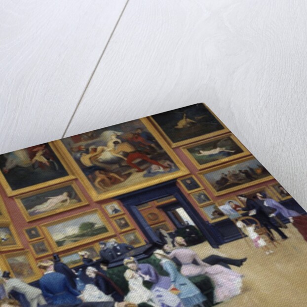 Interior view of the Musee des Beaux Arts of Rouen by Charles Angrand