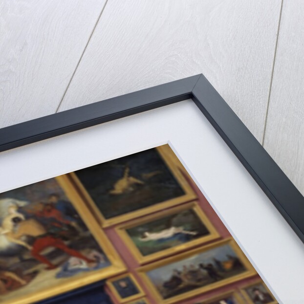 Interior view of the Musee des Beaux Arts of Rouen by Charles Angrand