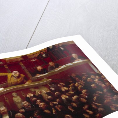 Jean Jaures speaking at the Tribune of the Chamber of Deputies by Jean Veber