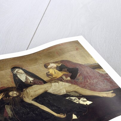 The Pieta of Villeneuve-les-Avignon by Enguerrand Quarton