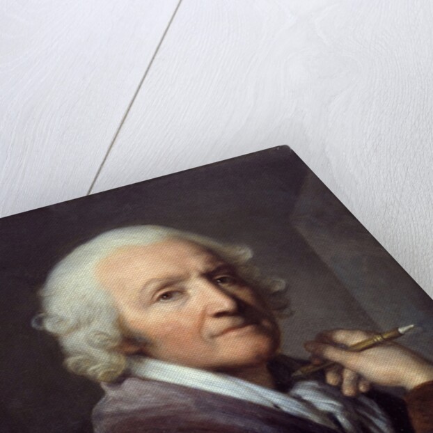 Self portrait as an old man by Jean-Baptiste Greuze