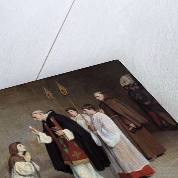 The last communion of Joan of Arc by Charles Henri Michel