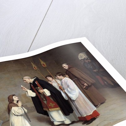 The last communion of Joan of Arc by Charles Henri Michel