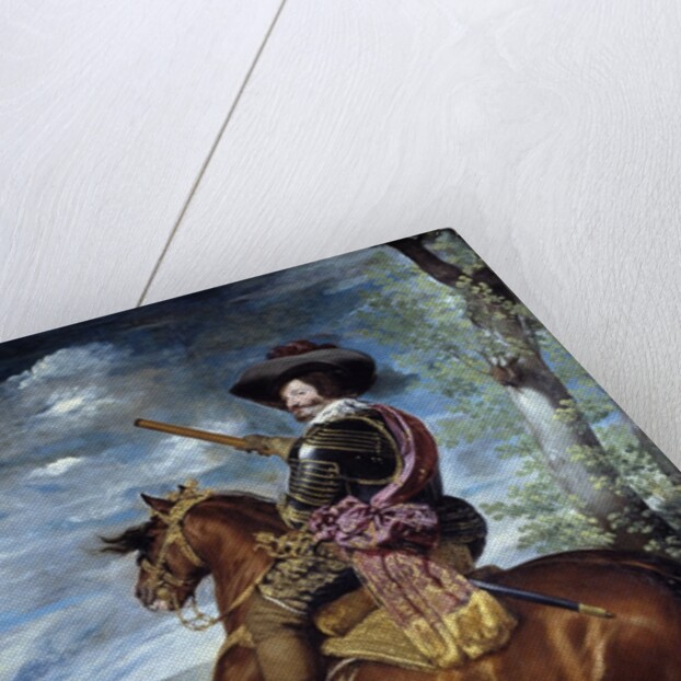 Gaspar de Guzman, Count-Duke of Olivares, on Horseback by Diego Velazquez