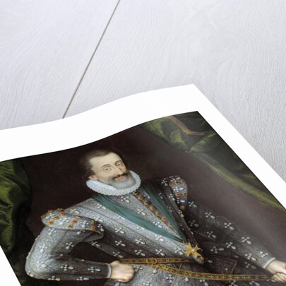 Portrait of Henry IV, King of France by Anonymous