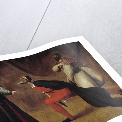 Scene from Italian comedy by Anonymous