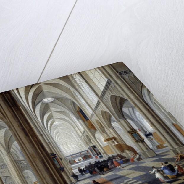 Interior of Antwerp cathedral by Peeter Neefs the Elder