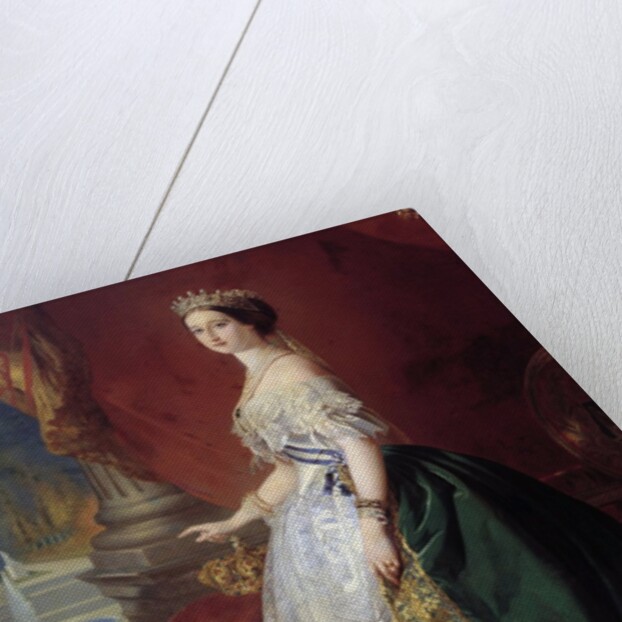 Portrait of Empress Eugenie in court dress by Anonymous