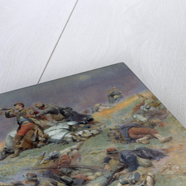 Death of Commandant Berbegier at the battle of Saint-Privat by Edouard Detaille