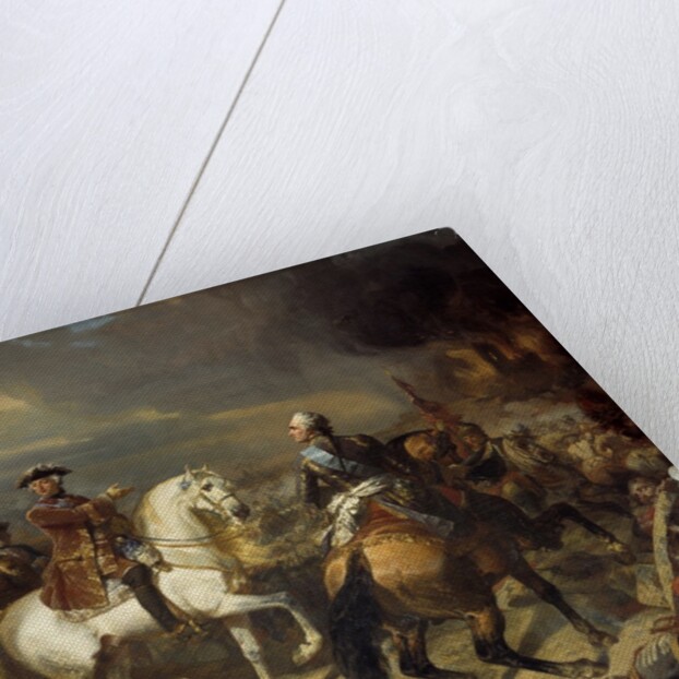 The Battle of Lauffeld by Louis Charles Auguste Couder