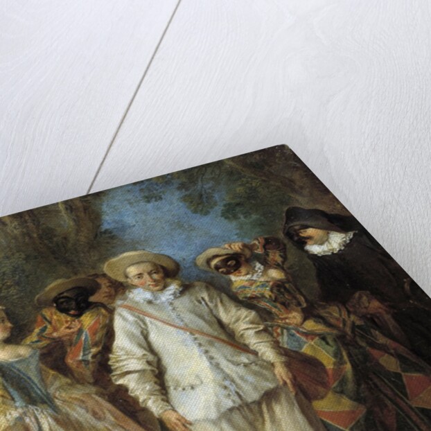 The Actors of the Commedia dell'Arte by Nicolas Lancret