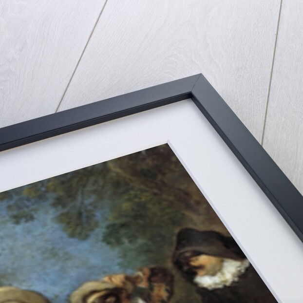 The Actors of the Commedia dell'Arte by Nicolas Lancret