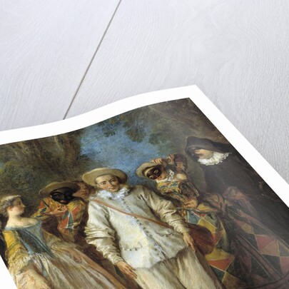 The Actors of the Commedia dell'Arte by Nicolas Lancret