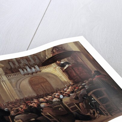 Lacordaire preaching at the Cathedral of Nancy by Anonymous