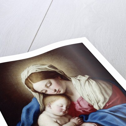 Sleep of the Child Jesus by Sassoferrato