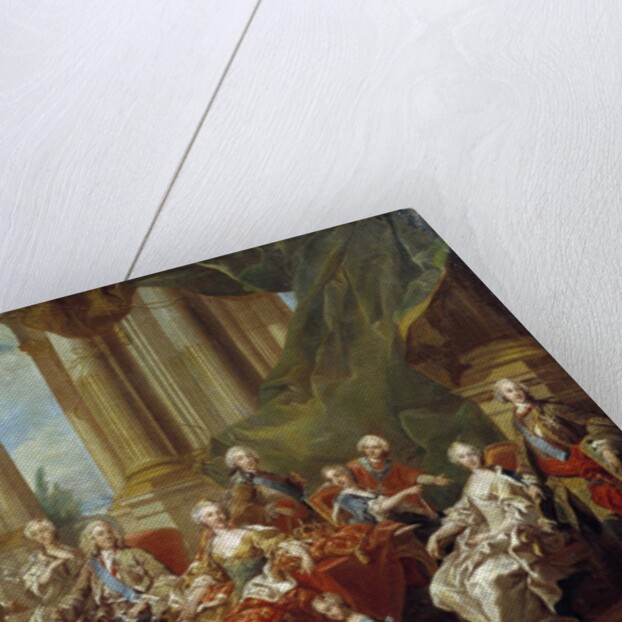 The king Philip V of Spain and his family by Louis Michel van Loo