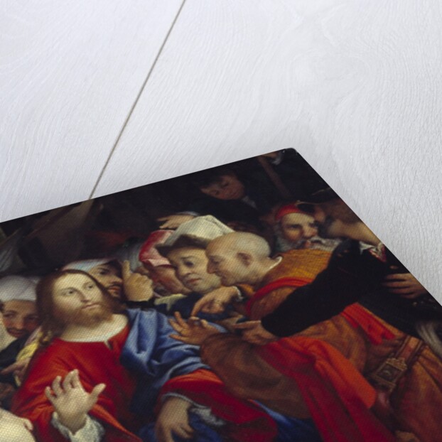 Christ and the Woman Taken in Adultery by Lorenzo Lotto