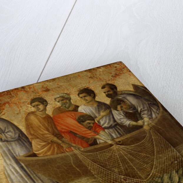 The Apparition on the Lake of Tiberiade by Duccio di Buoninsegna