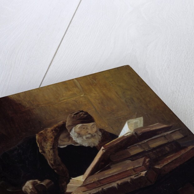 The old scientist by Jean Paul Laurens