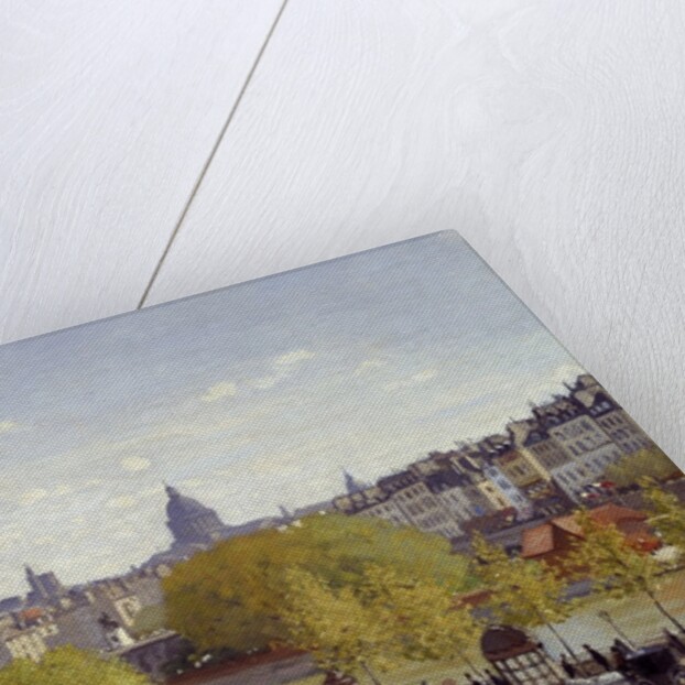 The Quai du Louvre in Paris by Claude Monet