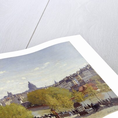 The Quai du Louvre in Paris by Claude Monet