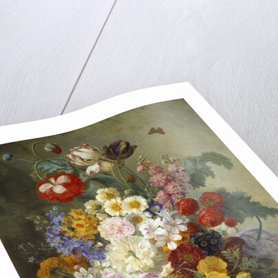 Flowers in a rock by Elise Bruyere