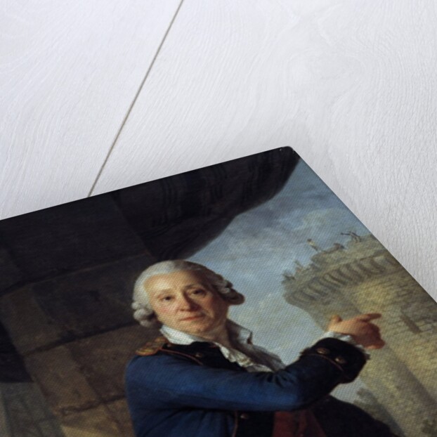 Portrait of Jean Henri Masers de Latude by Antoine Vestier
