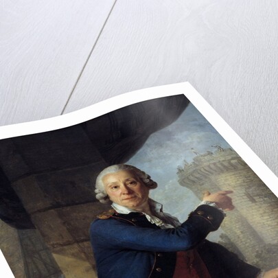 Portrait of Jean Henri Masers de Latude by Antoine Vestier