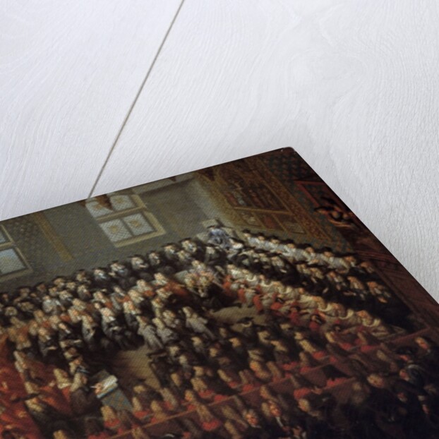 Bed of Justice Held by Louis XV at the Parlement de Paris in 1715 by Louis Michel Dumesnil