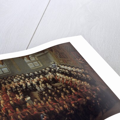 Bed of Justice Held by Louis XV at the Parlement de Paris in 1715 by Louis Michel Dumesnil