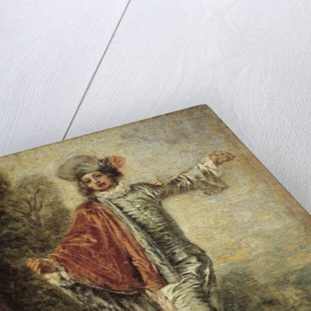 The Indifferent man by Jean Antoine Watteau