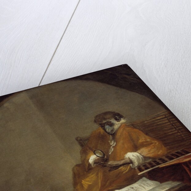 The Monkey Antiquarian by Jean Baptiste Simeon Chardin