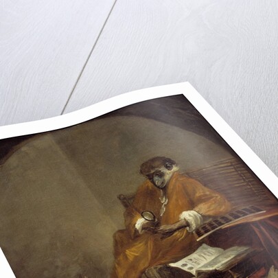 The Monkey Antiquarian by Jean Baptiste Simeon Chardin