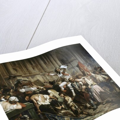 The Conquerors of the Bastille before the Hotel de Ville in 1789 by Anonymous