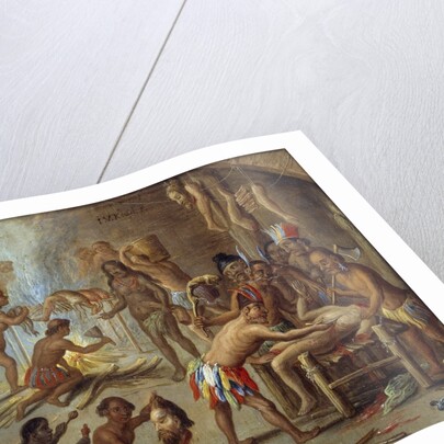 Scene of cannibalism in Brazil in 1644 by Jan van Kessel