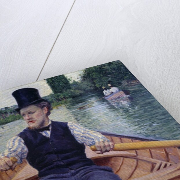 Rower in a Top Hat by Gustave Caillebotte