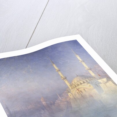 Constantinople, the mosque Tophane by Ivan Constantinovich Aivazowski